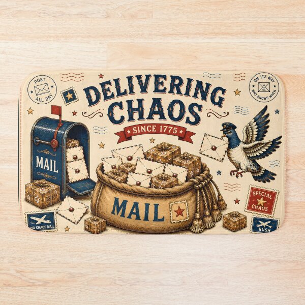 Item preview, Delivering Chaos Since 1775 designed and sold by Omni Craft .
