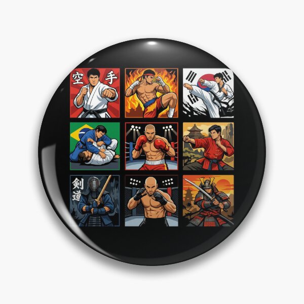 Item preview, Martial Arts Masters Pop Art  designed and sold by redsharkuk.