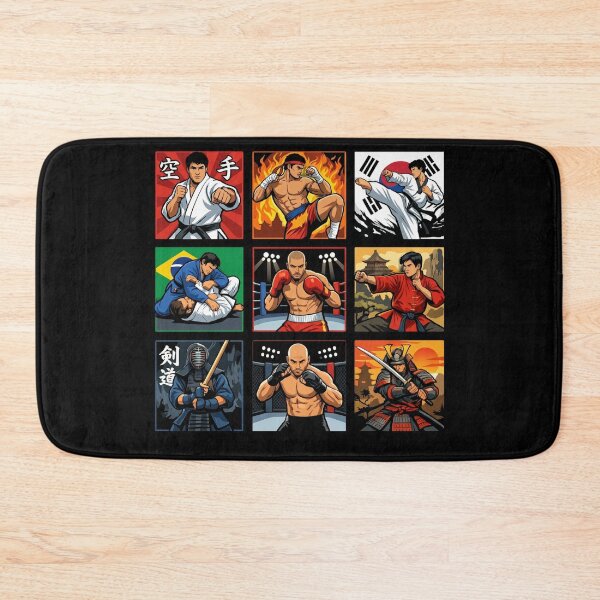 Item preview, Martial Arts Masters Pop Art  designed and sold by redsharkuk.
