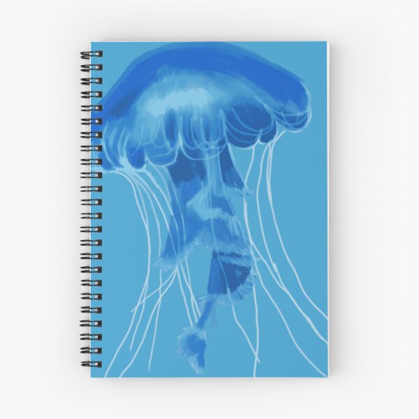 Item preview, Glowing Blue Jellyfish designed and sold by MarineCanvas.