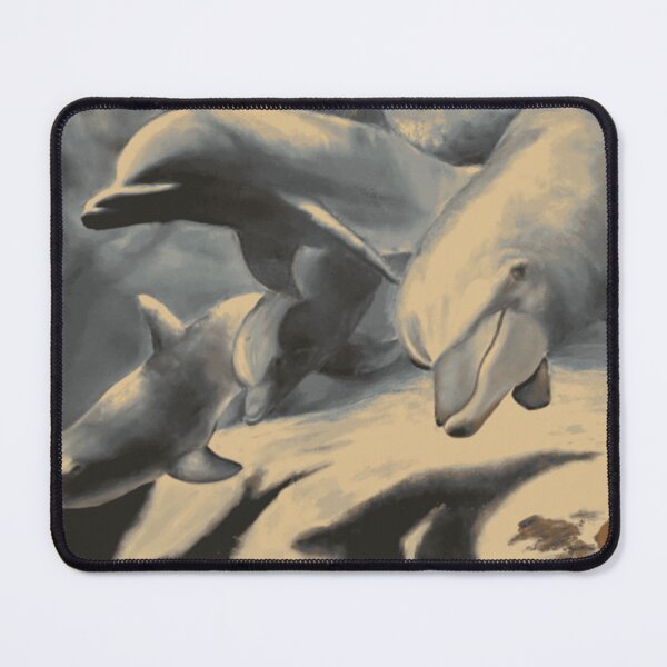 Item preview, Ocean Dolphin Family designed and sold by MarineCanvas.