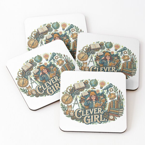 Item preview, Smart Girl Universe Education Vintage Illustration designed and sold by Alta-store.