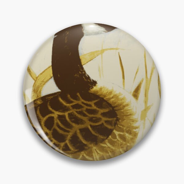 Item preview, Wild Goose in Golden Marsh designed and sold by MarineCanvas.