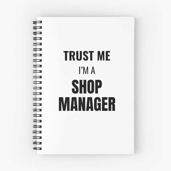 Item preview, Trust Me I'm a Shop Manager (Black) designed and sold by ShipCrewNation.