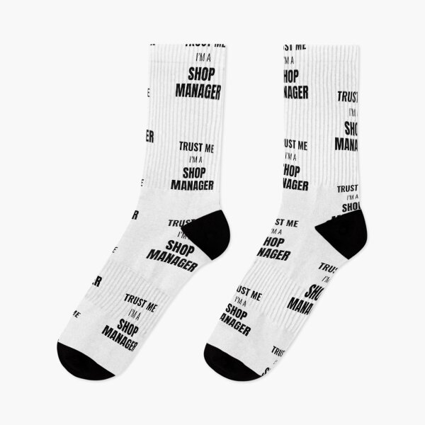 Item preview, Trust Me I'm a Shop Manager (Black) designed and sold by ShipCrewNation.