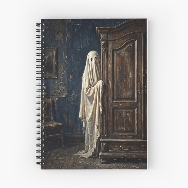 Item preview, Ghost Behind Wardrobe Dark Academia Halloween designed and sold by Steele-Art.