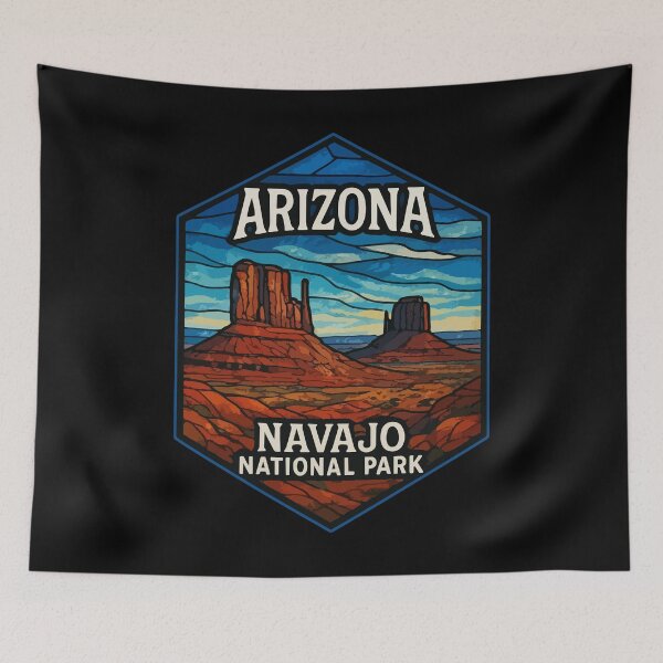 Item preview, Navajo Arizona National Park Stained Glass designed and sold by TomFrontierArt.
