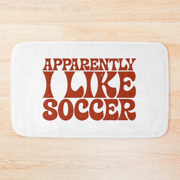 Item preview, Apparently I Like Soccer Retro Funny Sports Quote designed and sold by DariaOltes.