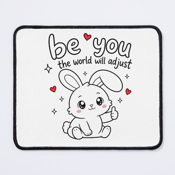 Item preview, Cute Kawaii Bunny Positive Affirmation | Wholesome Self Love Quote Aesthetic designed and sold by Dulxoz.