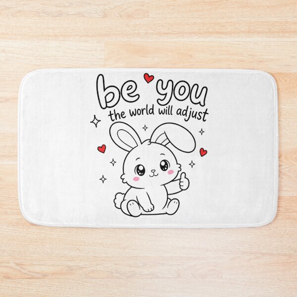 Item preview, Cute Kawaii Bunny Positive Affirmation | Wholesome Self Love Quote Aesthetic designed and sold by Dulxoz.