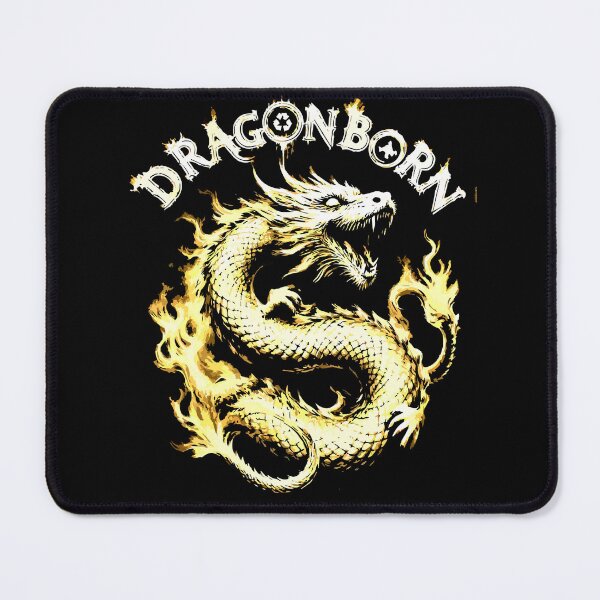 Item preview, Dragonborn Shirt – Unleashed Fire Dragon designed and sold by VikArtStudio.