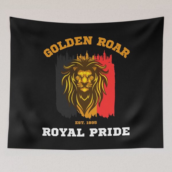 Item preview, Golden Roar Royal Pride Golden Lion Graphic designed and sold by WildTrace.