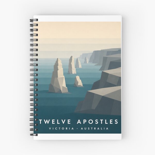 Item preview, Twelve Apostles Wall Art – Great Ocean Road Minimalist Travel Poster Australia Coastal designed and sold by Martin's_Design.