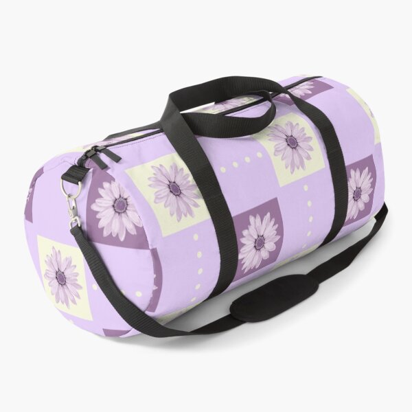 Item preview, Lavender Daisy Checker Pattern | Soft Purple Floral Retro Seamless designed and sold by Dino-Lune.