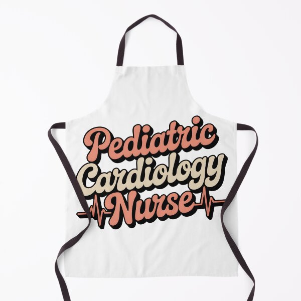 Item preview, Pediatric Cardiology Nurse Retro Heartbeat Typography designed and sold by DariaOltes.