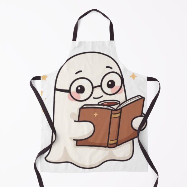 Item preview, Cute Ghost Reading Book Kawaii Sticker | Cozy Book Lover Ghost designed and sold by Stylestickers55.