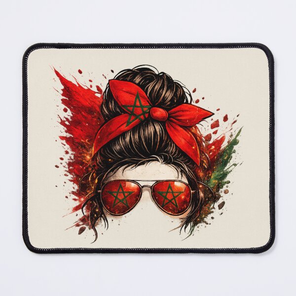 Item preview, Morocco Girl Flag Gift designed and sold by Corvoria.