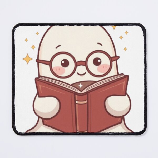 Item preview, Cozy Ghost Reading Club Sticker | Adorable Kawaii Book Ghost designed and sold by Stylestickers55.