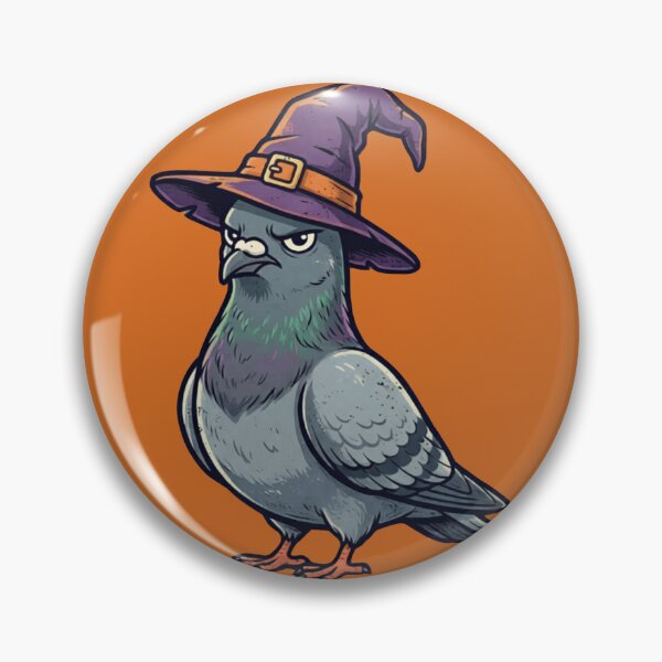 Item preview, Resting Witch Face Pigeon designed and sold by azule1.