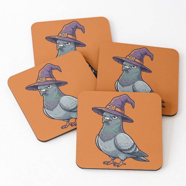 Item preview, Resting Witch Face Pigeon designed and sold by azule1.