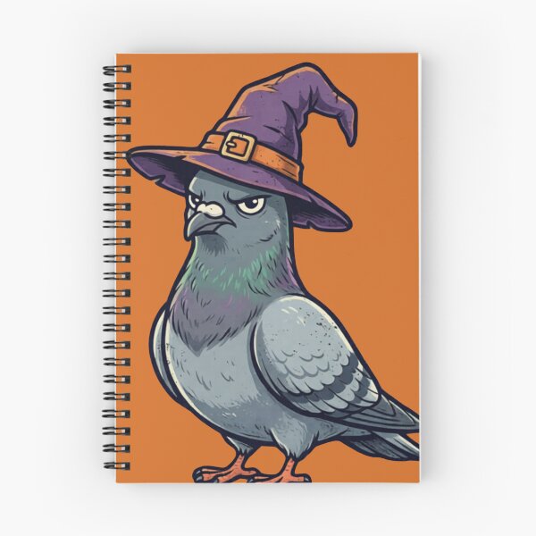 Item preview, Resting Witch Face Pigeon designed and sold by azule1.