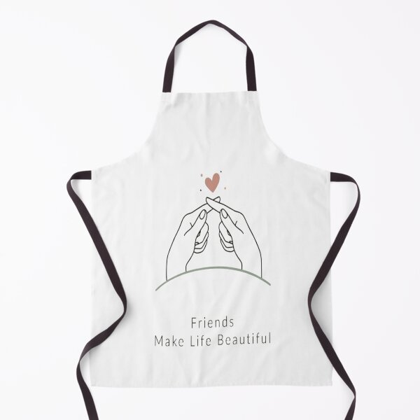 Item preview, Friends Make Life Beautiful Minimalist Pinky Promise | Friendship Day Line Art designed and sold by InspiredCreatives.