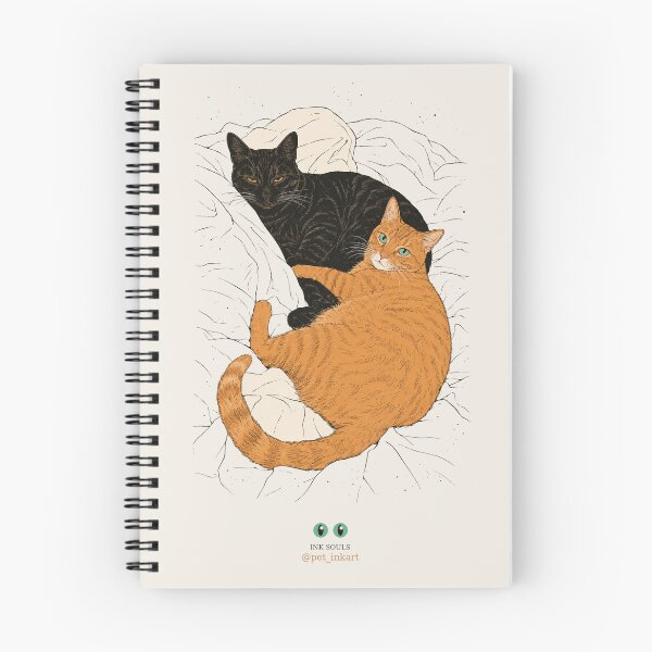 Item preview, Shadow & Flame — Two Cats Yin Yang Art | INK SOULS Vol.1 by @pet_inkart designed and sold by Petinkart | INK SOULS.