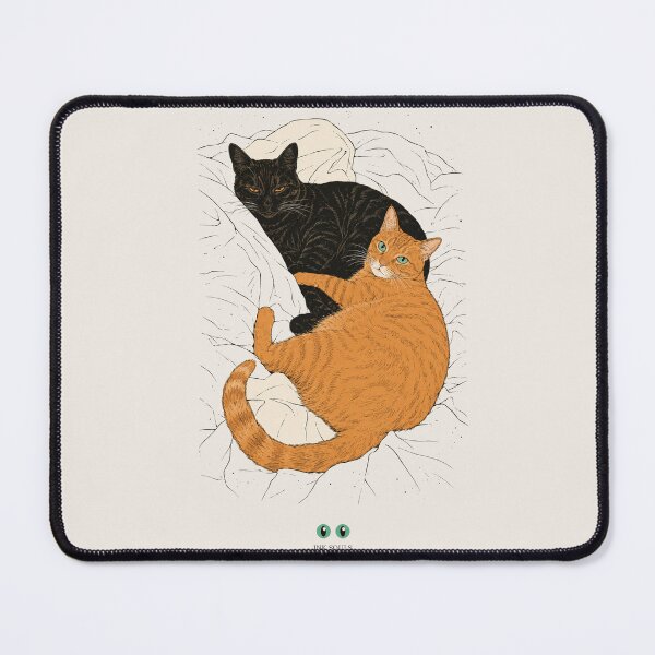 Item preview, Shadow & Flame — Two Cats Yin Yang Art | INK SOULS Vol.1 by @pet_inkart designed and sold by Petinkart | INK SOULS.