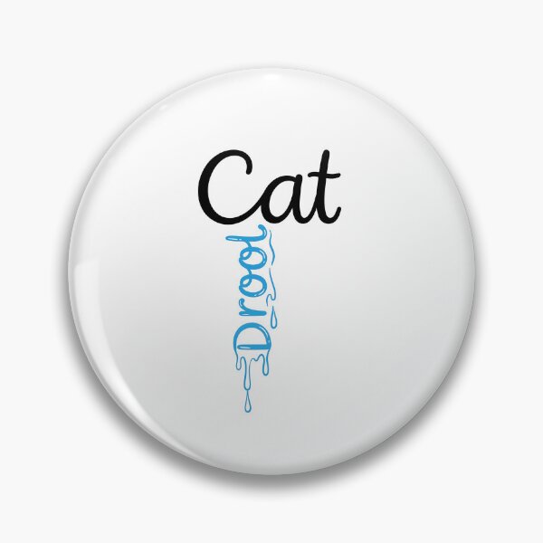 Item preview, Funny Blue Drooling Cat Meme Text designed and sold by elderberry.