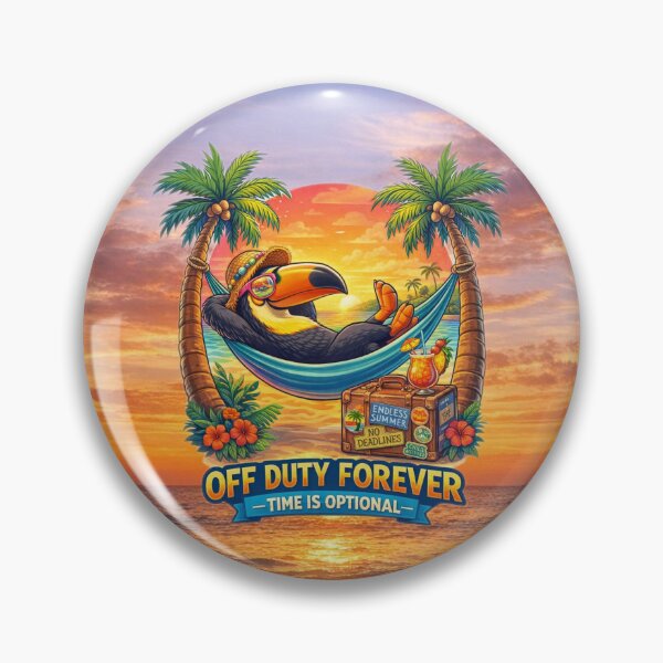 Item preview, Off Duty Forever – Tropical Toucan Paradise designed and sold by MysticOzzy.