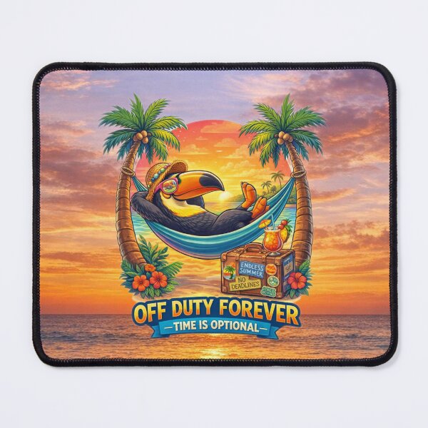 Item preview, Off Duty Forever – Tropical Toucan Paradise designed and sold by MysticOzzy.