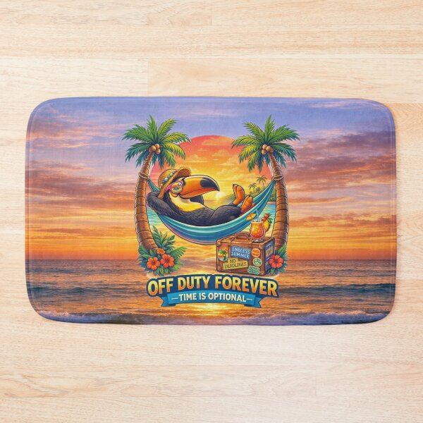 Item preview, Off Duty Forever – Tropical Toucan Paradise designed and sold by MysticOzzy.