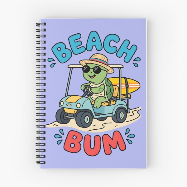 Item preview, Beach Bum – Cute Surf Turtle Driving Design designed and sold by Sea Gem.