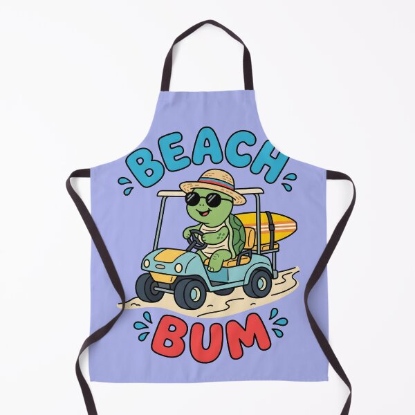 Item preview, Beach Bum – Cute Surf Turtle Driving Design designed and sold by Sea Gem.