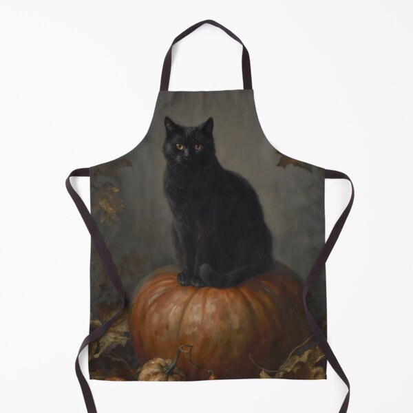 Item preview, Black Cat on Pumpkin Gothic Halloween Autumn Art designed and sold by DarkHolyQueen.