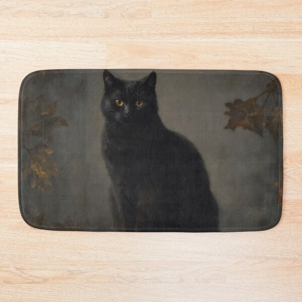Item preview, Black Cat on Pumpkin Gothic Halloween Autumn Art designed and sold by DarkHolyQueen.
