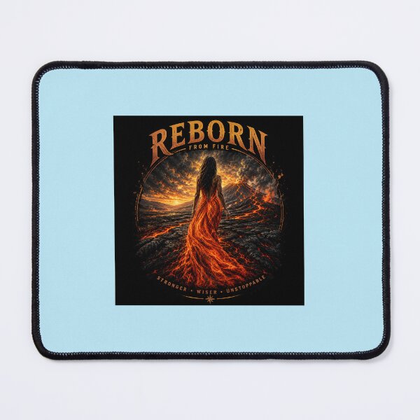 Item preview, Reborn From Fire – Epic Lava Goddess Fantasy T-Shirt Design designed and sold by vinothmech53.