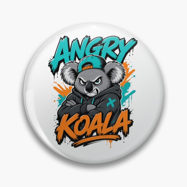 Item preview, Angry Koala Streetwear Attitude Graphic designed and sold by the-dovlat.