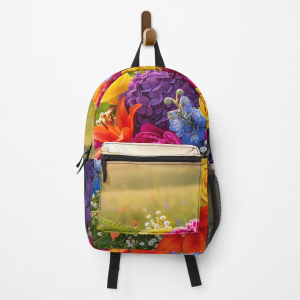Item preview, Colorful Flower Bouquet in Sunset Field designed and sold by behappyandrelax.