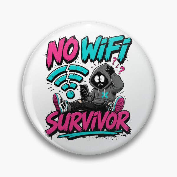 Item preview, No WiFi Survival Mode Funny Internet Humor designed and sold by the-dovlat.