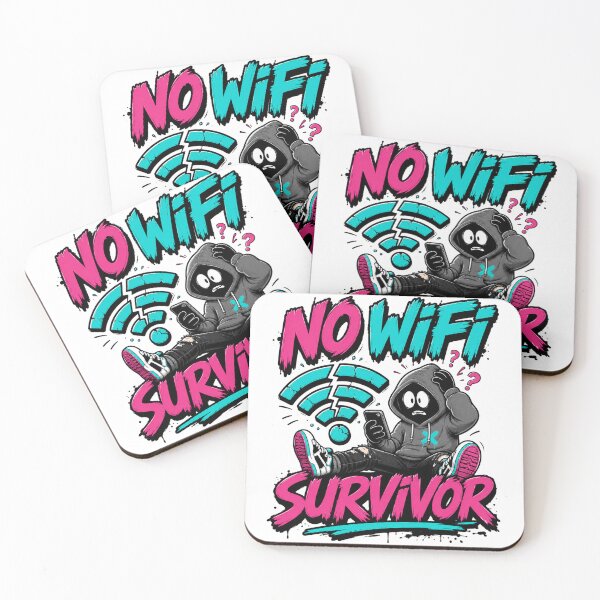 Item preview, No WiFi Survival Mode Funny Internet Humor designed and sold by the-dovlat.