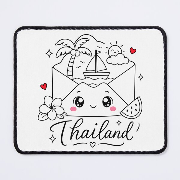 Item preview, Cute Thailand Travel Envelope | Kawaii Tropical Vacation Wanderlust Aesthetic designed and sold by Dulxoz.