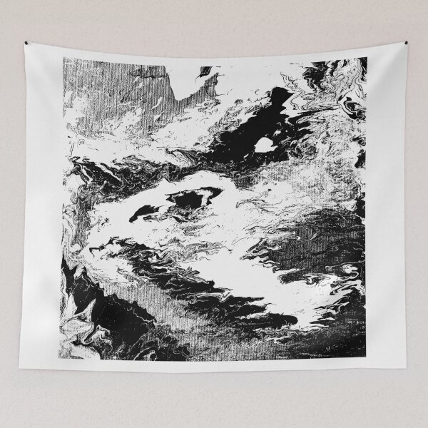 Item preview, Liquid art black and white designed and sold by jhojho.