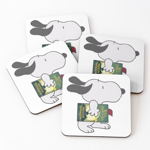 Item preview, snoopy reading tress of the emerald sea designed and sold by liveawhimsylife.