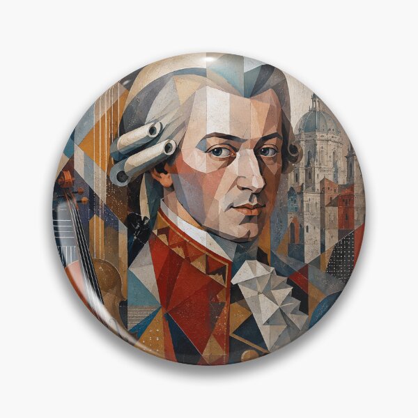 Item preview, Mozart, Austrian composer painting. designed and sold by GalleryKauffeld.