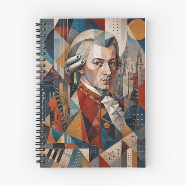 Item preview, Mozart, Austrian composer painting. designed and sold by GalleryKauffeld.