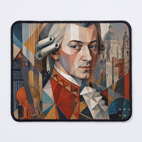 Item preview, Mozart, Austrian composer painting. designed and sold by GalleryKauffeld.