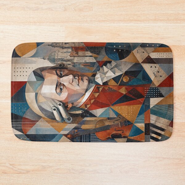 Item preview, Mozart, Austrian composer painting. designed and sold by GalleryKauffeld.