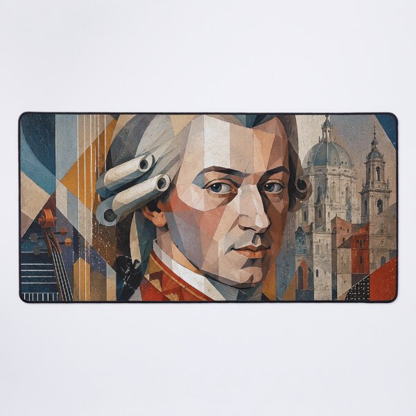 Item preview, Mozart, Austrian composer painting. designed and sold by GalleryKauffeld.