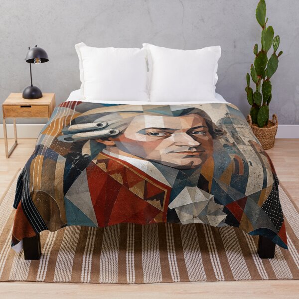 Item preview, Mozart, Austrian composer painting. designed and sold by GalleryKauffeld.